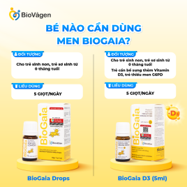 BioGaia dạng giọt 5ml + Vitamin D3 - Ảnh 4