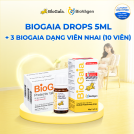 Combo 1 BioGaia 5ml + 3 BioGaia Viên
