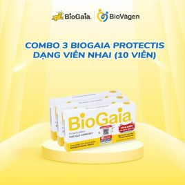 Combo 3 hộp BioGaia dạng viên nhai