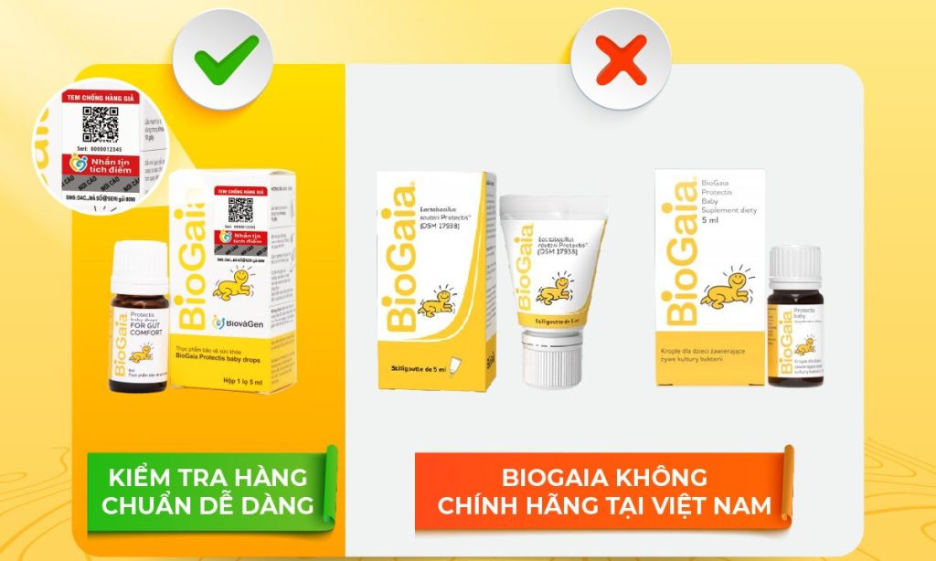Vì sao không nên mua hàng BioGaia xách tay, trôi nổi?