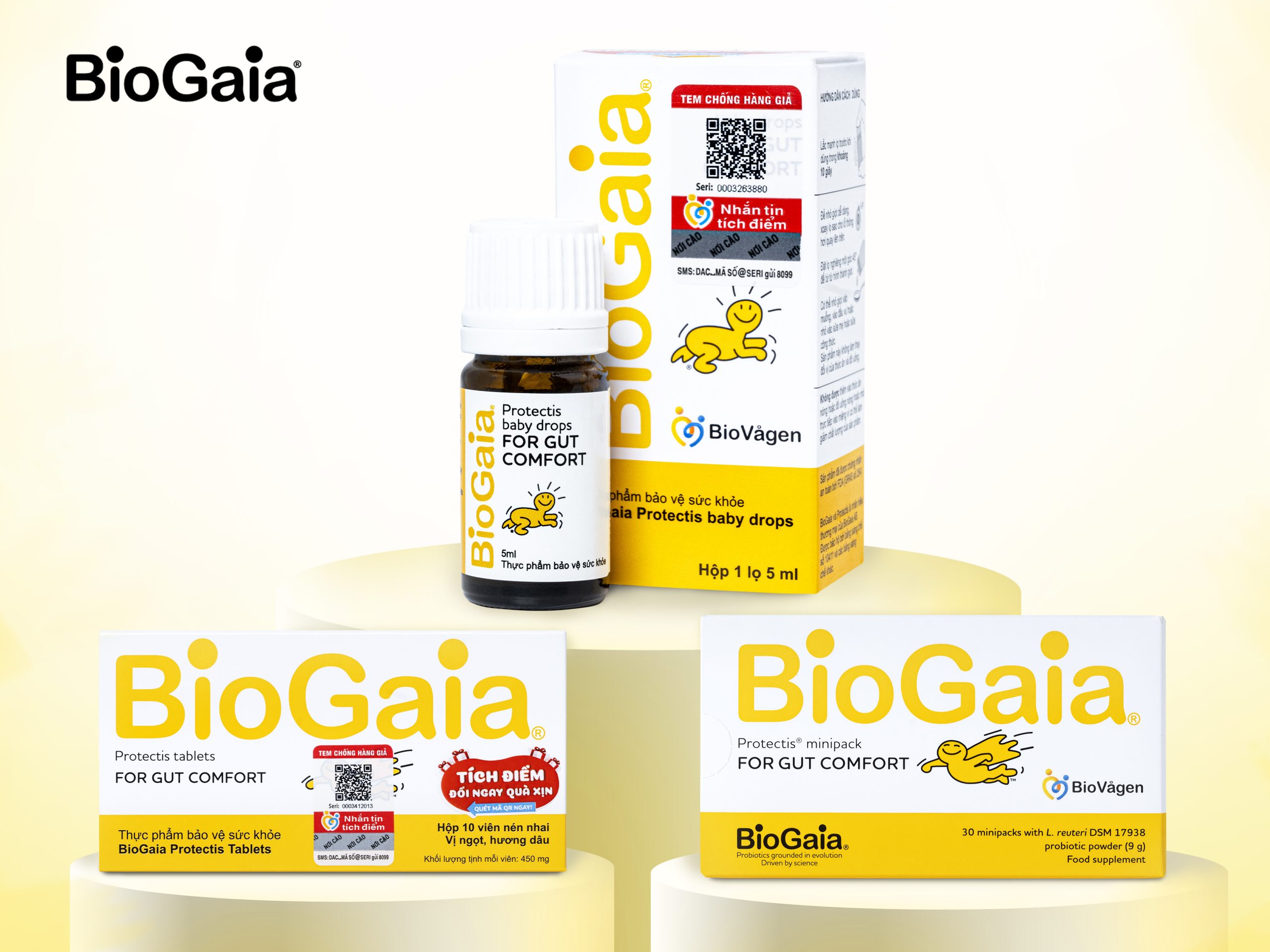 BioGaia - lựa chọn chăm sóc sức khỏe đường ruột cho bé