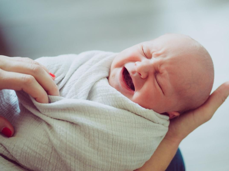 Khóc dạ đề là tình trạng phổ biến ở trẻ sơ sinh