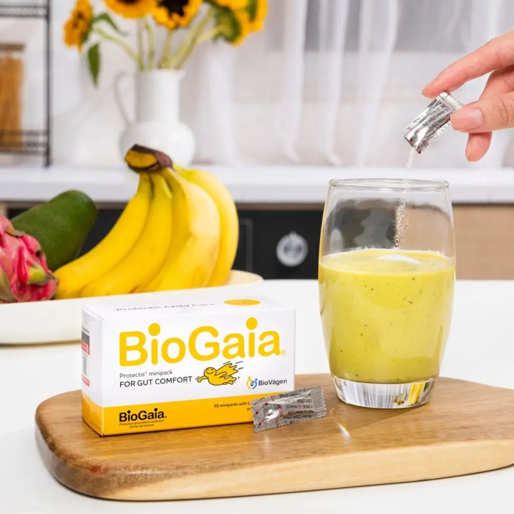 Men vi sinh BioGaia dạng bột hỗ trợ tiêu hoá cho trẻ ăn dặm