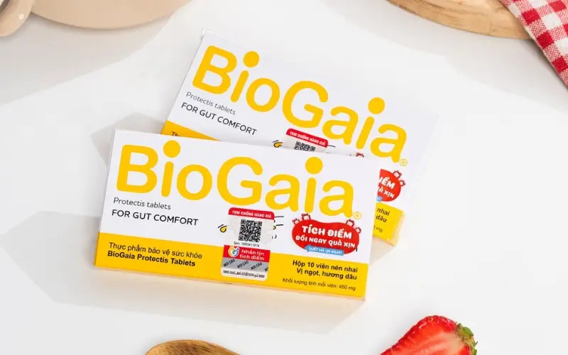 Men vi sinh BioGaia dạng viên - Giải pháp cho hệ tiêu hóa của mẹ bầu