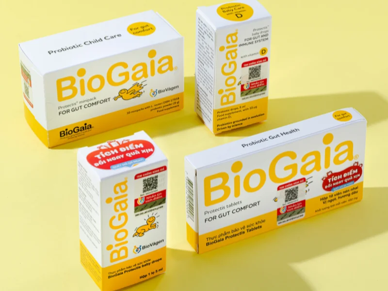 Men vi sinh BioGaia hỗ trợ cải thiện tình trạng nôn trớ ở trẻ