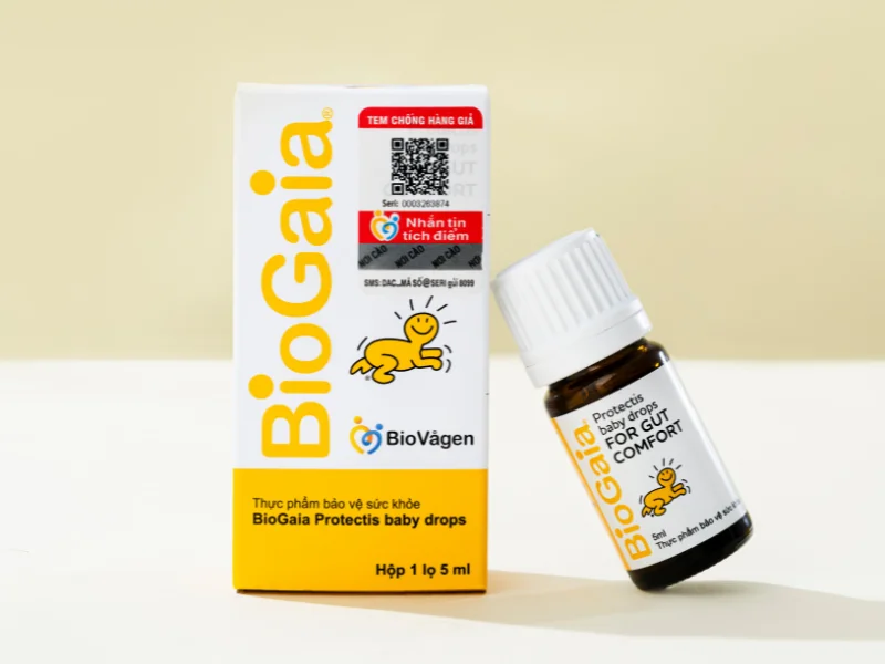 Sử dụng BioGaia chính hãng để đảm bảo độ an toàn cho bé
